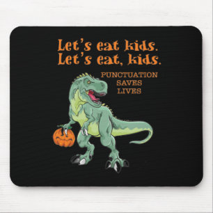 Tapis De Souris Mangeons des enfants amusants Enseignants d'Hallow