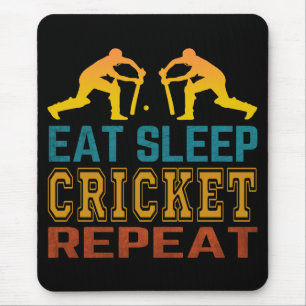 Tapis De Souris Manger Dormir Cricket Répéter