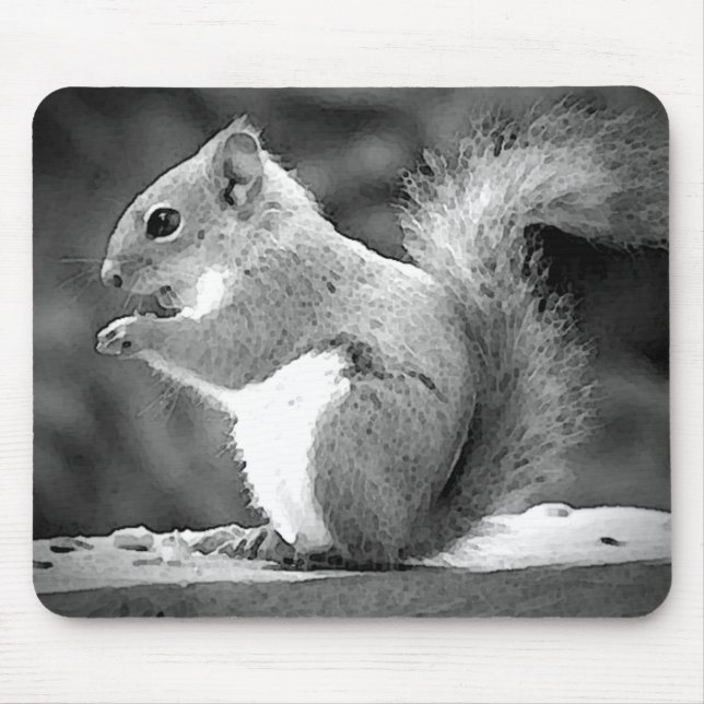 Tapis De Souris Manger l'écureuil (Devant)