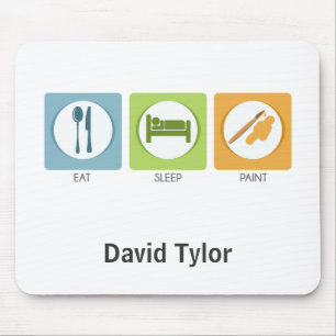 Tapis De Souris Manger Peinture de sommeil