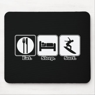 Tapis De Souris manger surf de sommeil