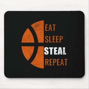 Tapis De Souris Manger Vapeur de sommeil Répéter Fun Basketball Ho