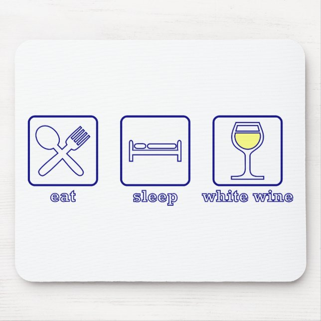 Tapis De Souris Mangez… du vin blanc de sommeil… (Devant)