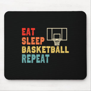 Tapis De Souris Mangez le basketball de sommeil Répétez les vêteme
