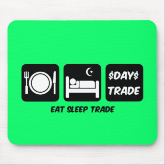 Tapis De Souris mangez le commerçant de jour de sommeil