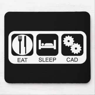 Tapis De Souris Mangez le DAO de sommeil