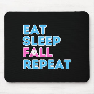 Tapis De Souris Mangez le sommeil Chute Répéter le jeu vidéo Les g