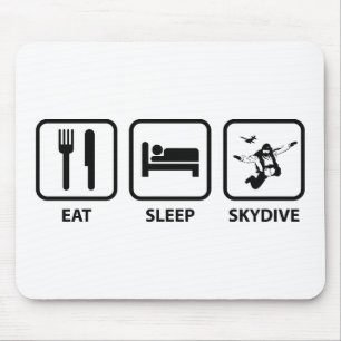 Tapis De Souris Mangez le sommeil Skydive