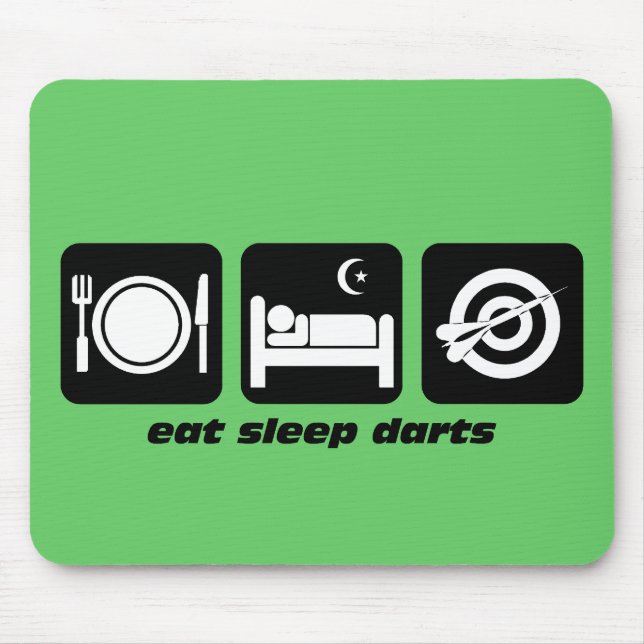 Tapis De Souris Mangez les dards de sommeil (Devant)