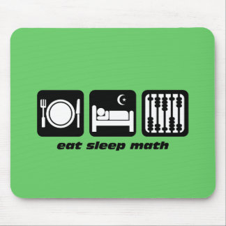 Tapis De Souris mangez les maths de sommeil