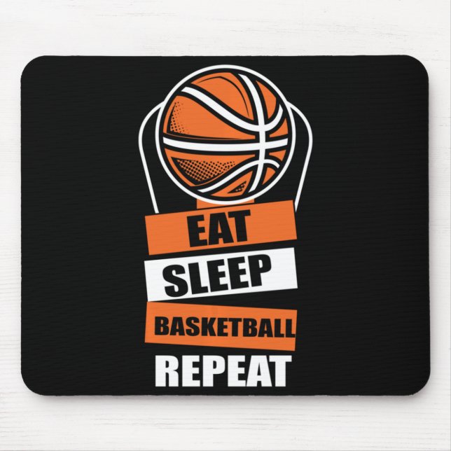 Tapis De Souris Mangez Sleep Basketball Répéter Lecteur Entraîneur (Devant)