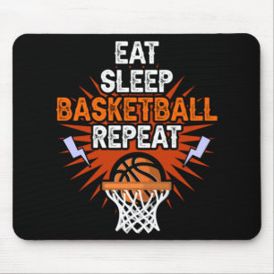 Tapis De Souris Mangez Sleep Basketball Répétez Lecteur Gift Fun P