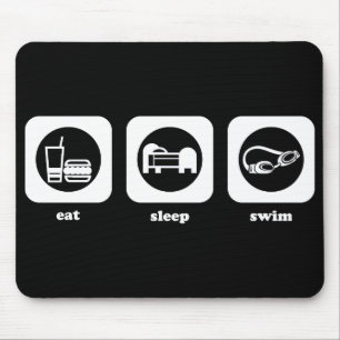 Tapis De Souris Mangez. Sommeil. Bain. Mousepad