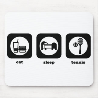 Tapis De Souris Mangez. Sommeil. Tennis. Mousepad