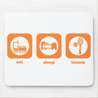 Tapis De Souris Mangez. Sommeil. Tennis. Mousepad