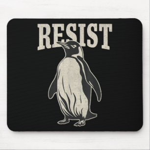 Tapis De Souris Manifestation de Pingouins Contre Tari