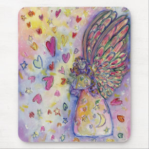 Tapis De Souris Manifesting Universe Guardian Angel Art Mousepad