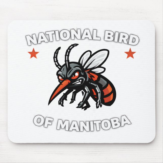 Tapis De Souris Manitoba National Bird Mouse Pad (Devant)