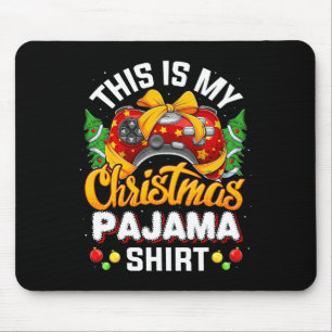 Tapis De Souris Mannequin de jeu vidéo amusant Noël Santa Hat Ga