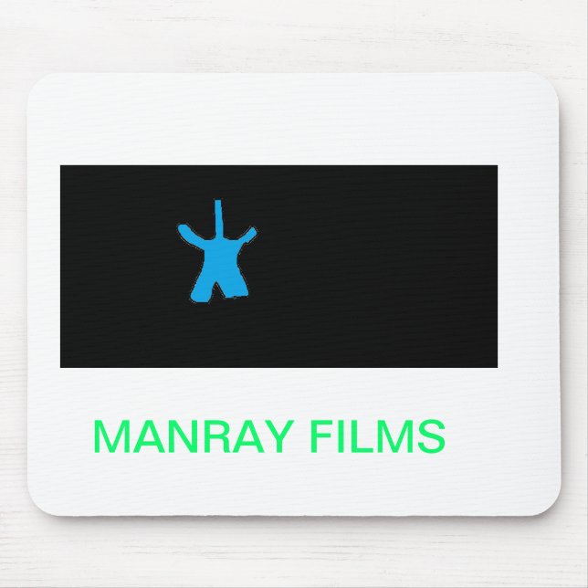 Tapis De Souris ManRay filme Mousepad fait sur commande (Devant)