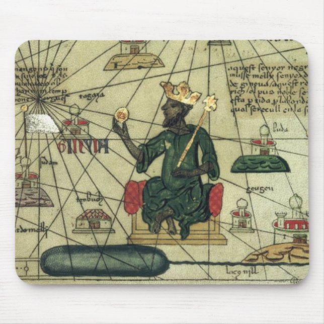 Tapis De Souris Mansa Musa royaume du Mali Mousepad (Devant)