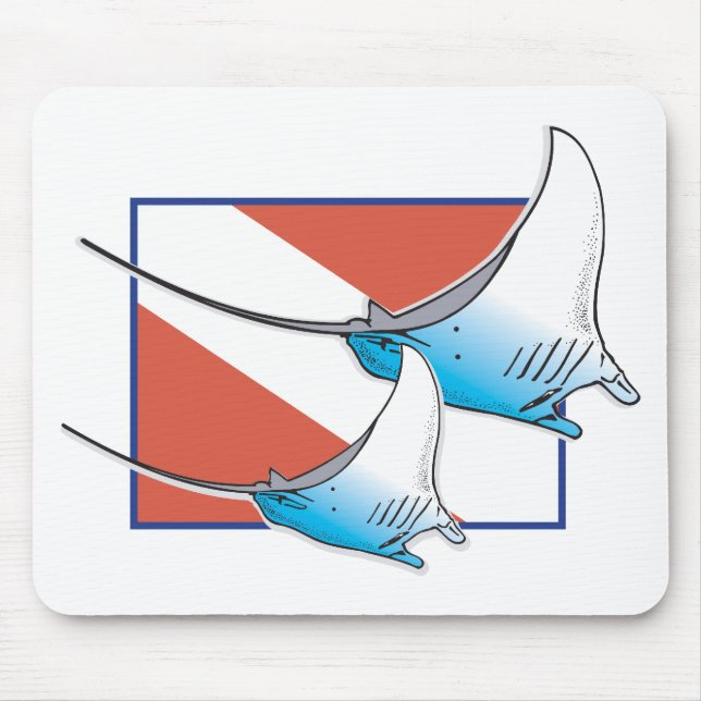 Tapis De Souris Manta Ray (Devant)