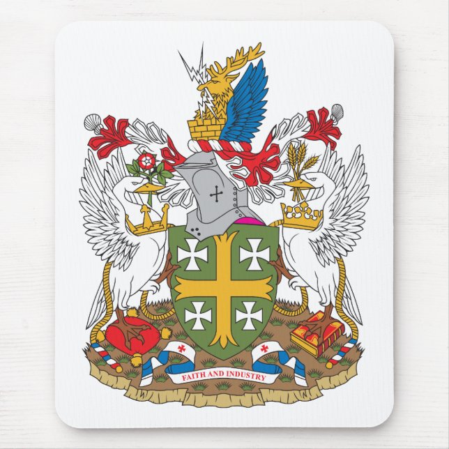 Tapis De Souris Manteau d'Abingdon des bras (Devant)