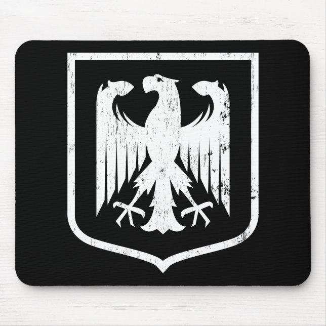Tapis De Souris Manteau d'Allemand Eagle - du Deutschland des bras (Devant)