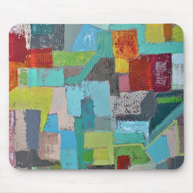 Tapis De Souris Manteau de beaucoup de couleurs Mousepad (Devant)