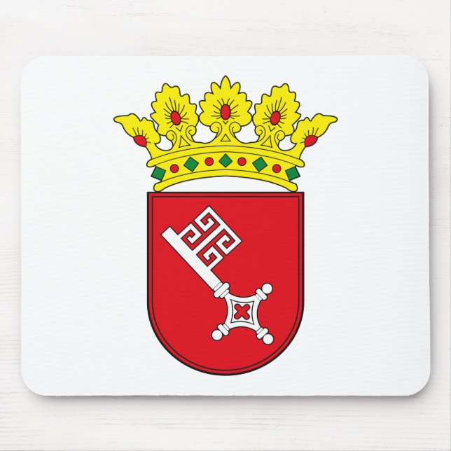 Tapis De Souris Manteau de Brême des bras Mousepad (Devant)