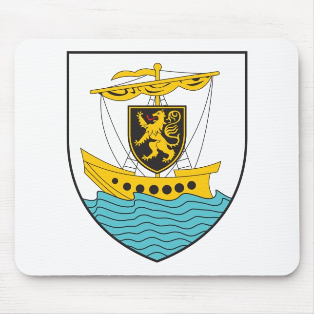 Tapis De Souris Manteau de Galway des bras (Devant)