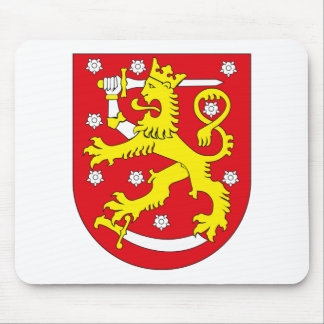 Tapis De Souris Manteau de la Finlande des bras Mousepad