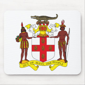 Tapis De Souris Manteau de la Jamaïque des bras Mousepad