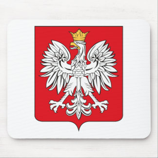 Tapis De Souris Manteau de la Pologne des bras Mousepad