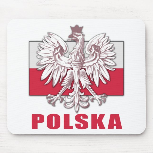 Tapis De Souris Manteau de la Pologne Polska des bras (Devant)