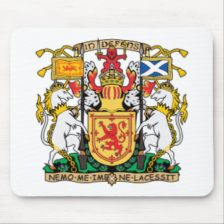 Tapis De Souris Manteau de l'Ecosse des bras Mousepad