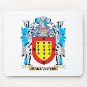 Tapis De Souris Manteau de Marjanovic des bras - crête de famille