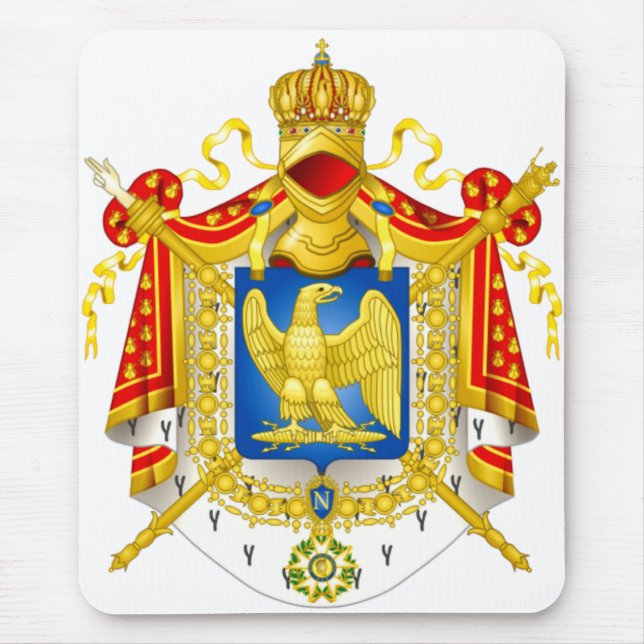 Tapis De Souris Manteau de napoléon Mousepad de bras (Devant)