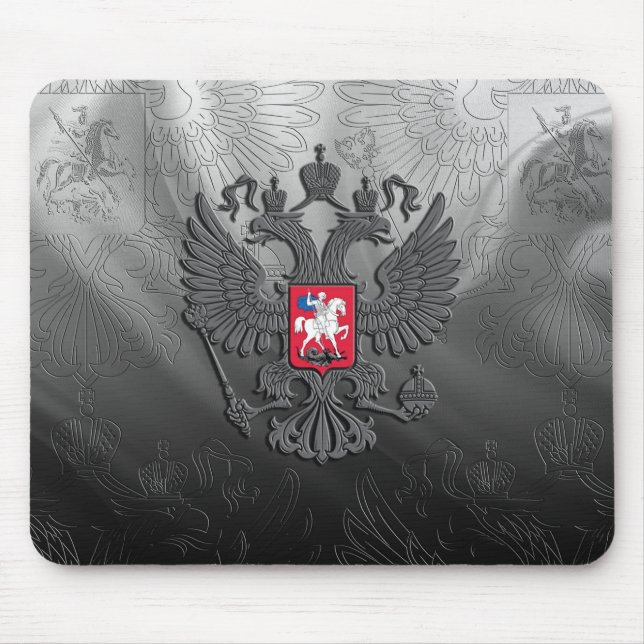 Tapis De Souris Manteau des bras de la Russie (Devant)