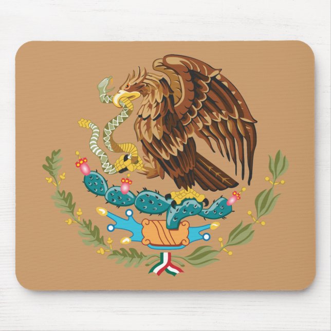Tapis De Souris Manteau des bras Mexique (Devant)