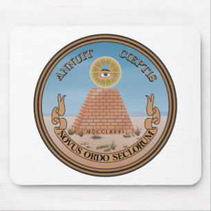 Tapis De Souris Manteau d'inverse de grand joint des USA des bras