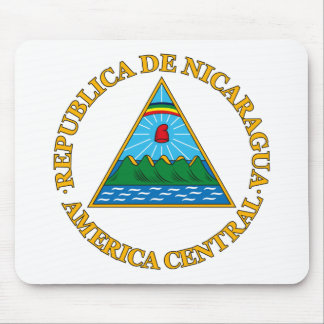 Tapis De Souris Manteau du Nicaragua des bras Mousepad
