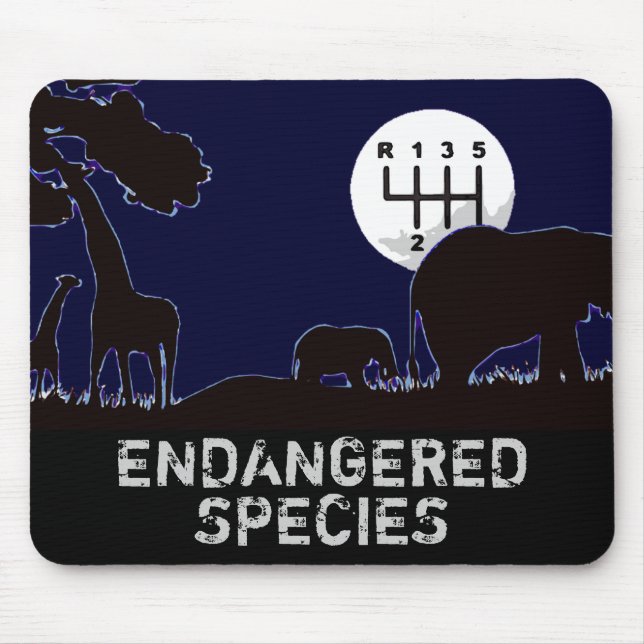 Tapis De Souris MANUEL - En voie de disparition (Devant)