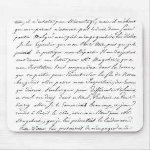 Tapis De Souris Manuscrit de Paris de Français