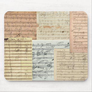 Tapis De Souris Manuscrits de musique de Beethoven