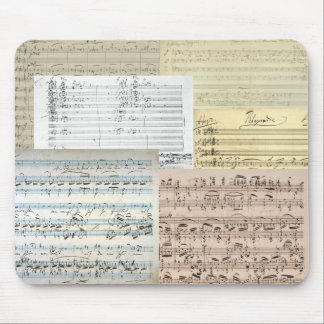 Tapis De Souris Manuscrits de musique de Brahms