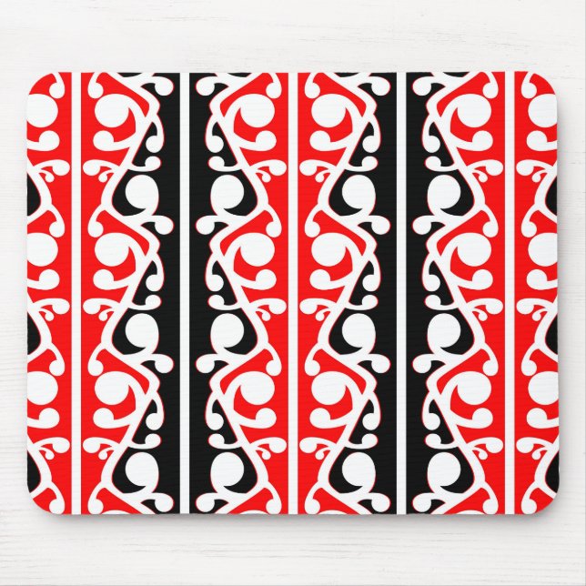 Tapis De Souris Maori Kowhaiwhai Motif tribal (Devant)