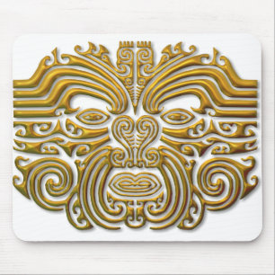 Tapis De Souris Maori Tattoo - Gold