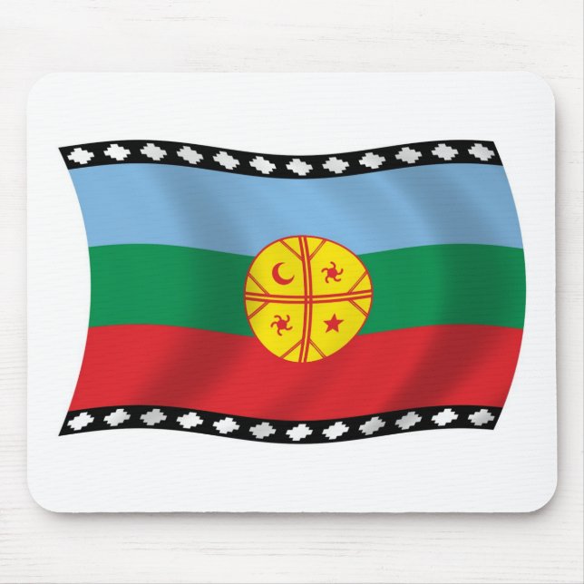 Tapis De Souris Mapuches Flag Mousepad (Devant)