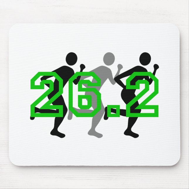 Tapis De Souris Marathon du cool 26,2 (Devant)